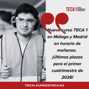 Nuevo curso TECA 1 en Málaga y Madrid en horario de mañanas. ¡Últimas plazas para el primer cuatrimestre de 2026!