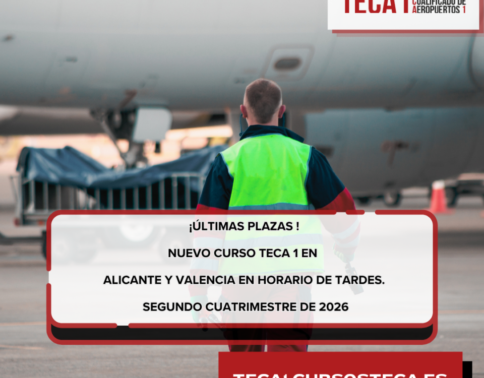 Nuevo curso TECA 1 en Alicante y Valencia en horario de tardes. ¡Últimas plazas para el segundo cuatrimestre de 2026!